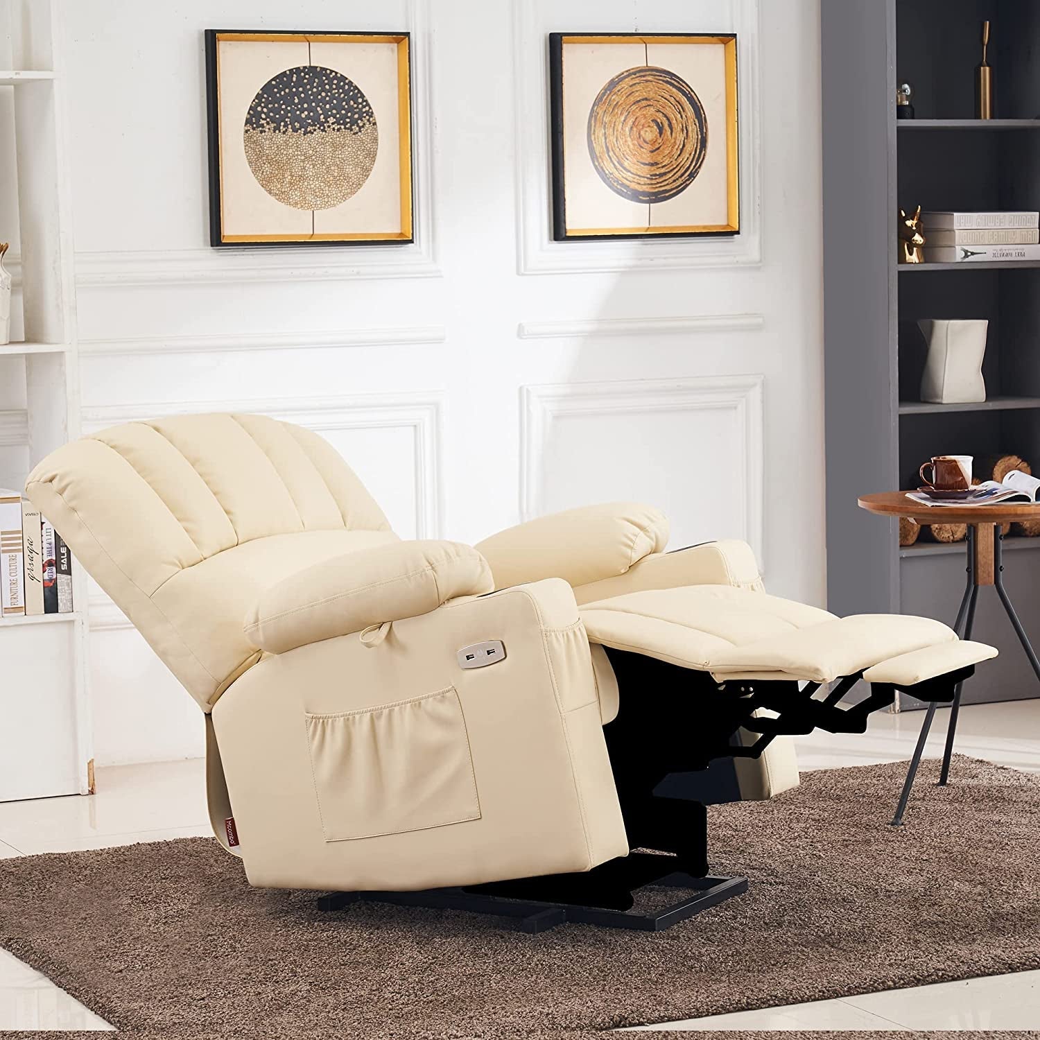 Power Lift Recliner Chair With Massage For Living Room-3