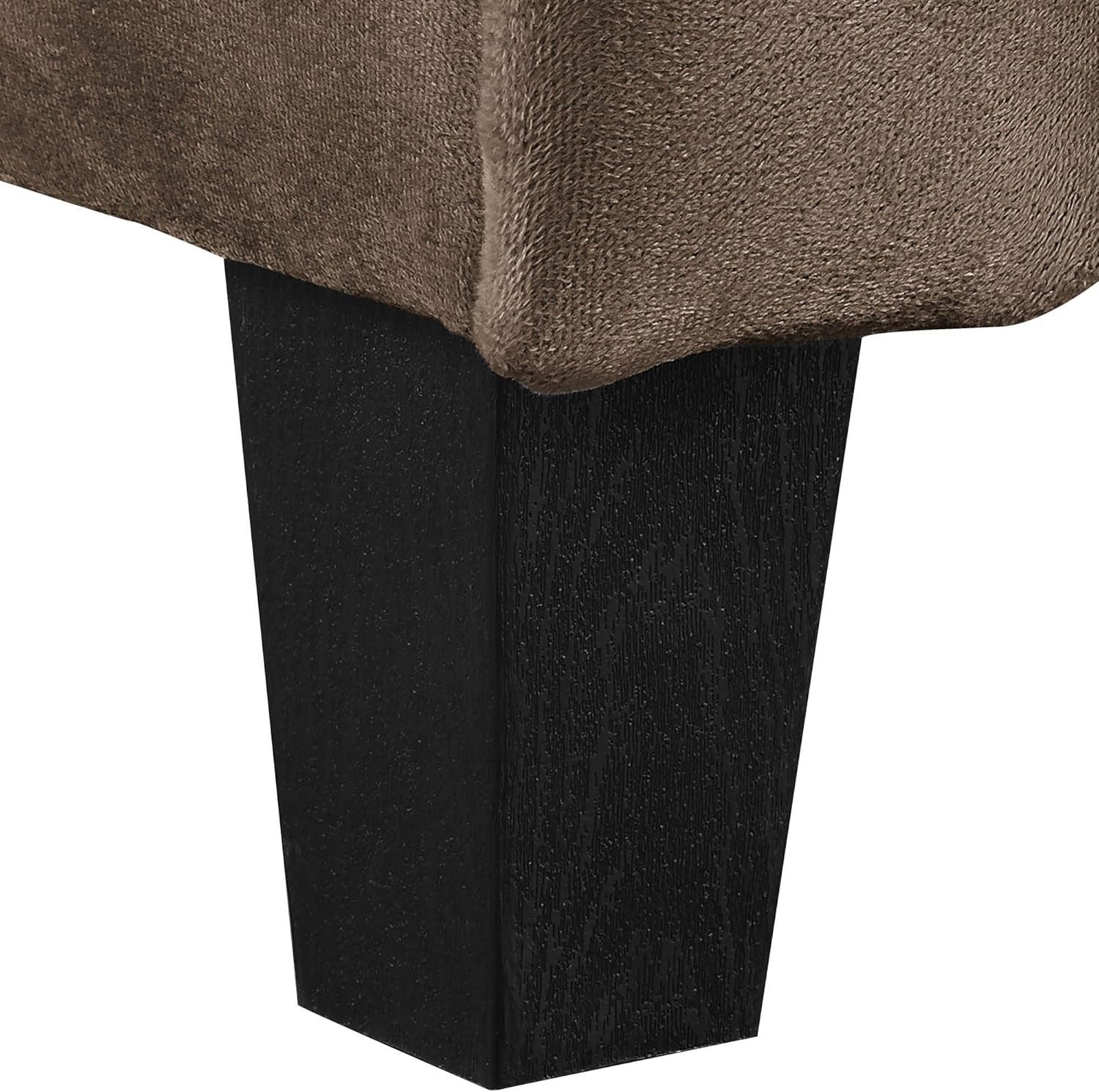 Harrington Microfiber Brown Three Seat Sofa Living Room-4