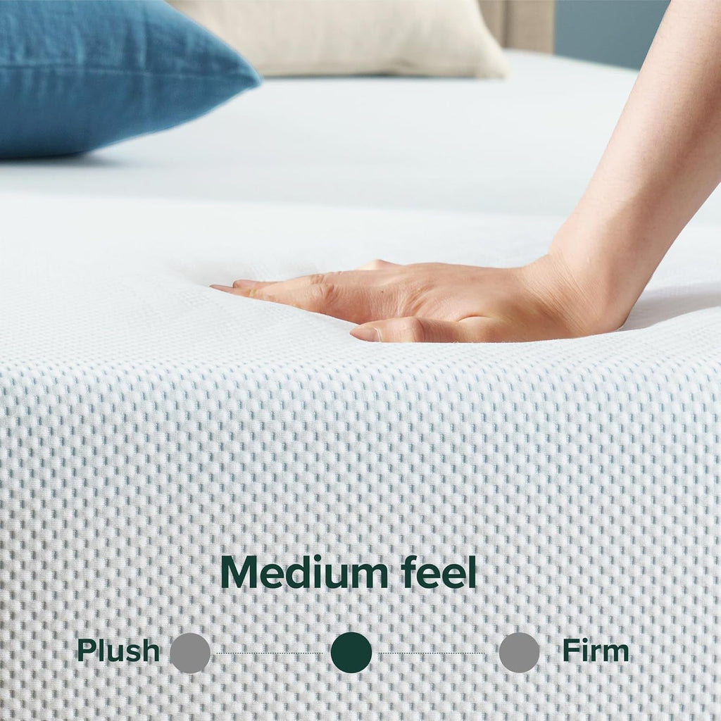 Cooling Green Tea Memory Foam Twin Mattress for Comfort-3