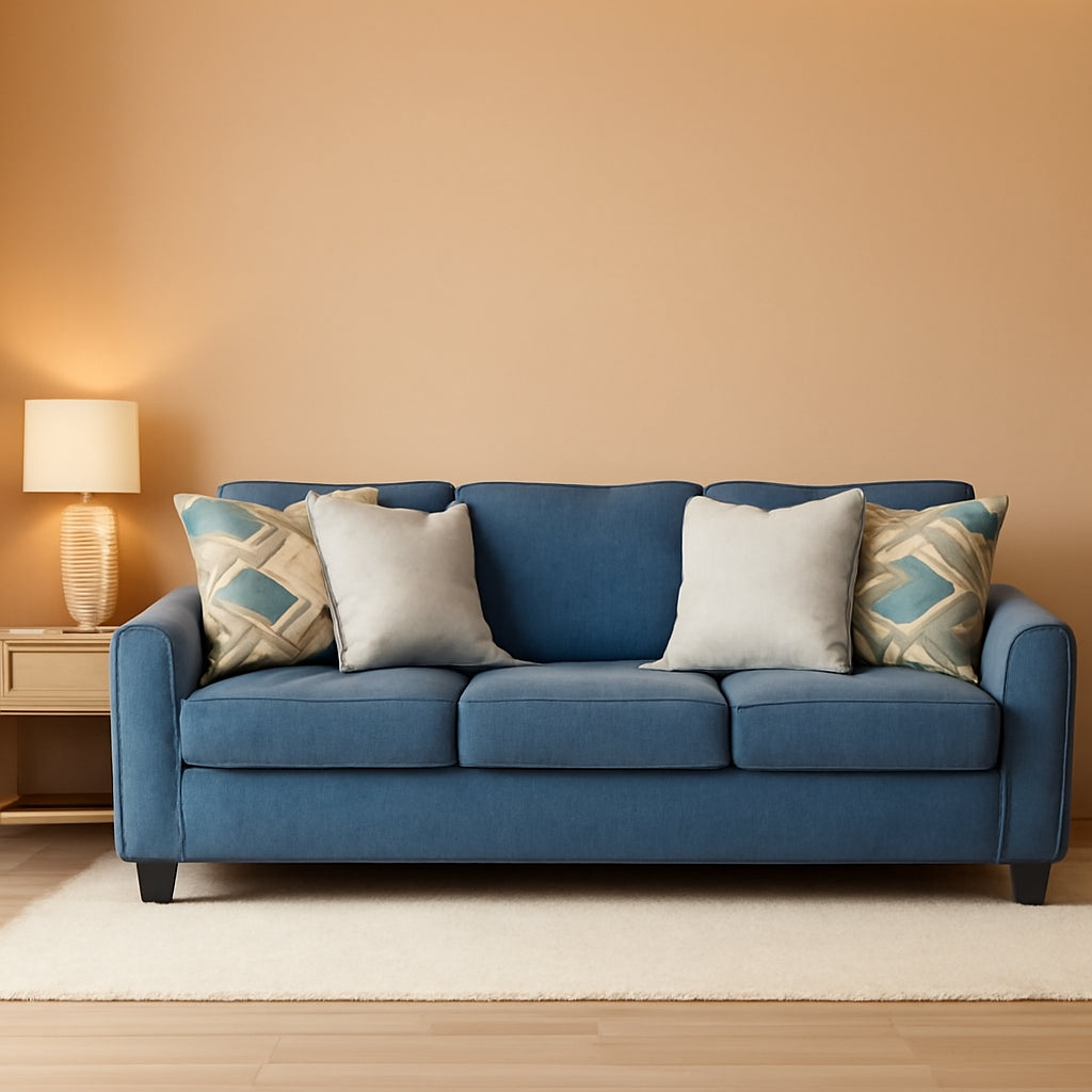 Cashton Casual Sofa Blue for Modern Living Room Furniture-0