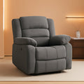 Oversized Grey Electric Recliner Chair For Living Room-0