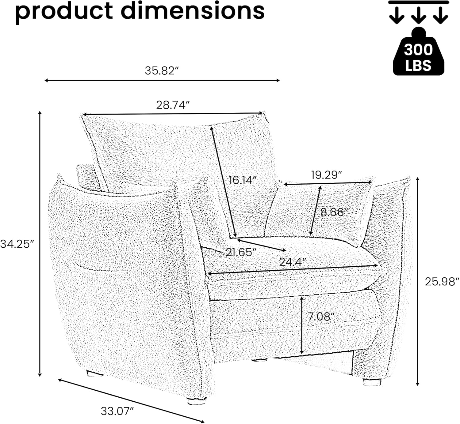 Green Oversized Luxurious Accent Chair Living Room-1