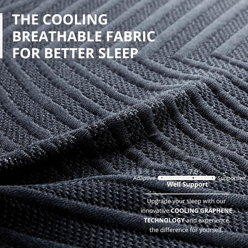 14 Inch King Size Memory Foam Mattress For Comfort-2