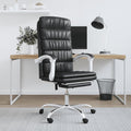 vidaXL Ergonomic Office Chair Reclining Office Executive Chair Faux Leather-3