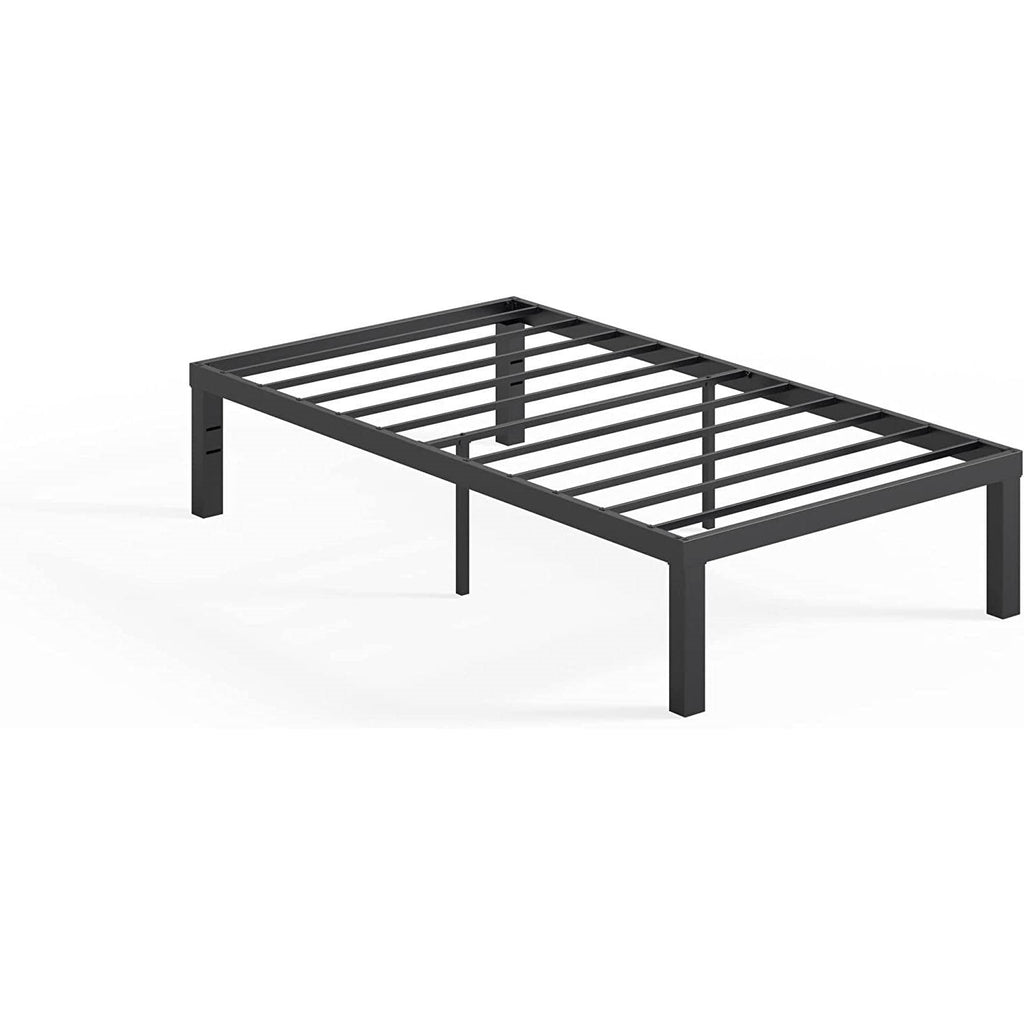 Twin size Modern 16-inch Sturdy Steel Metal Platform Bed Frame-1