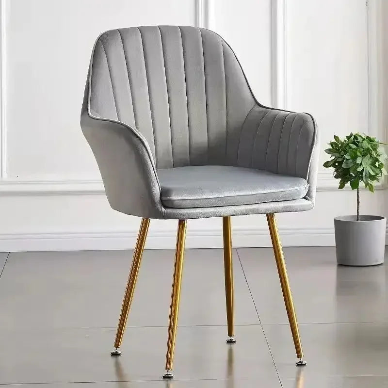NNEOBA Nordic Velvet Dining Chair-1