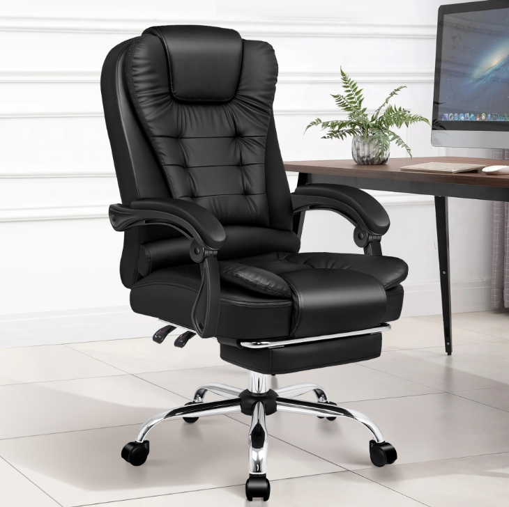 NNEDSZ Office Chair Leather Chair Executive Chair With Foot Rest-1