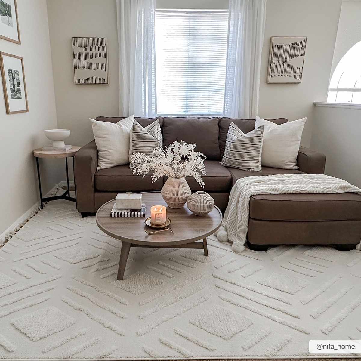 Vineyards 3D Living Room Rug-2