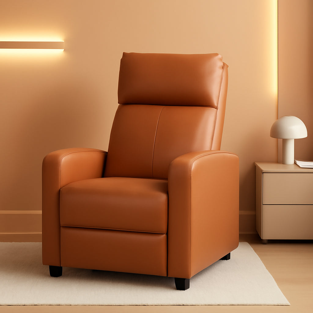 Recliner Chair With Extendable Footrest For Living Room-0