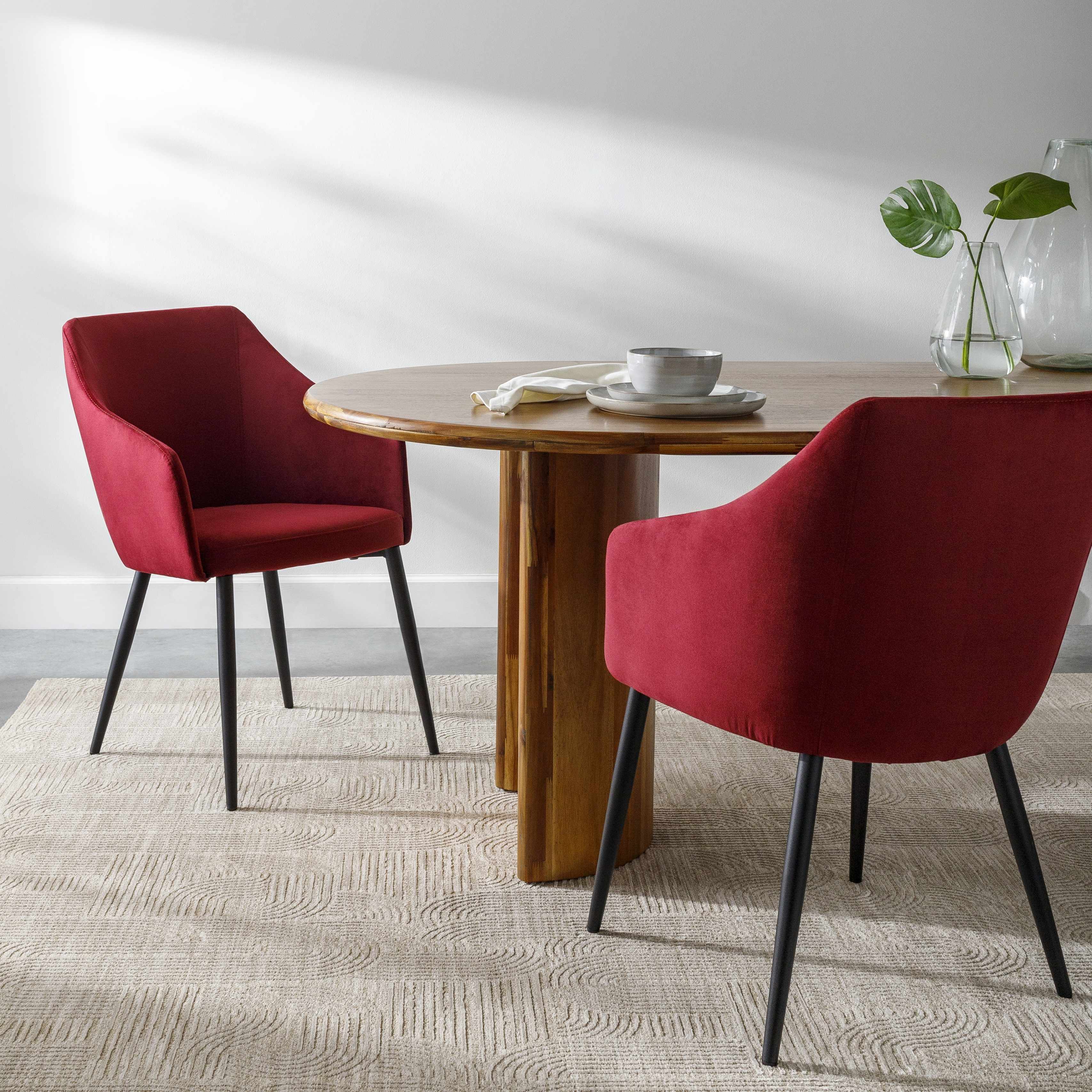Brodarica Red Dining Chair-1