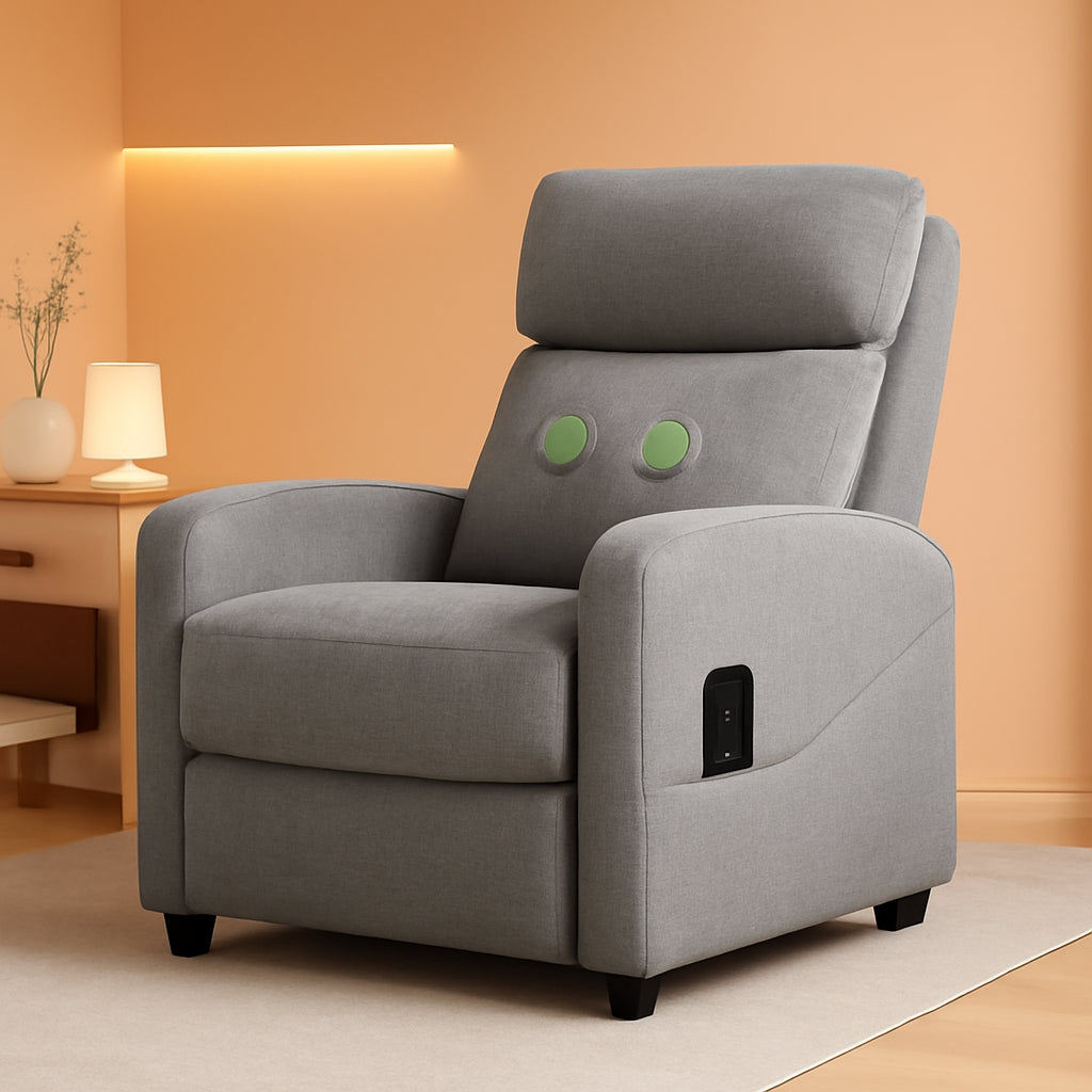 Massage Recliner Chair With Lumbar Support For Living Room-0