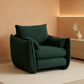 Green Oversized Luxurious Accent Chair Living Room-0
