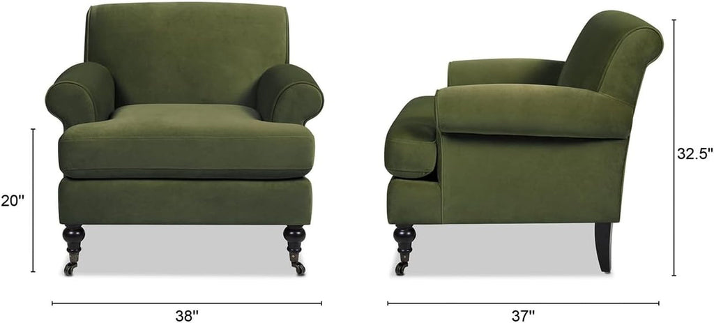 Large Upholstered Living Room Accent Chair Comfort-2