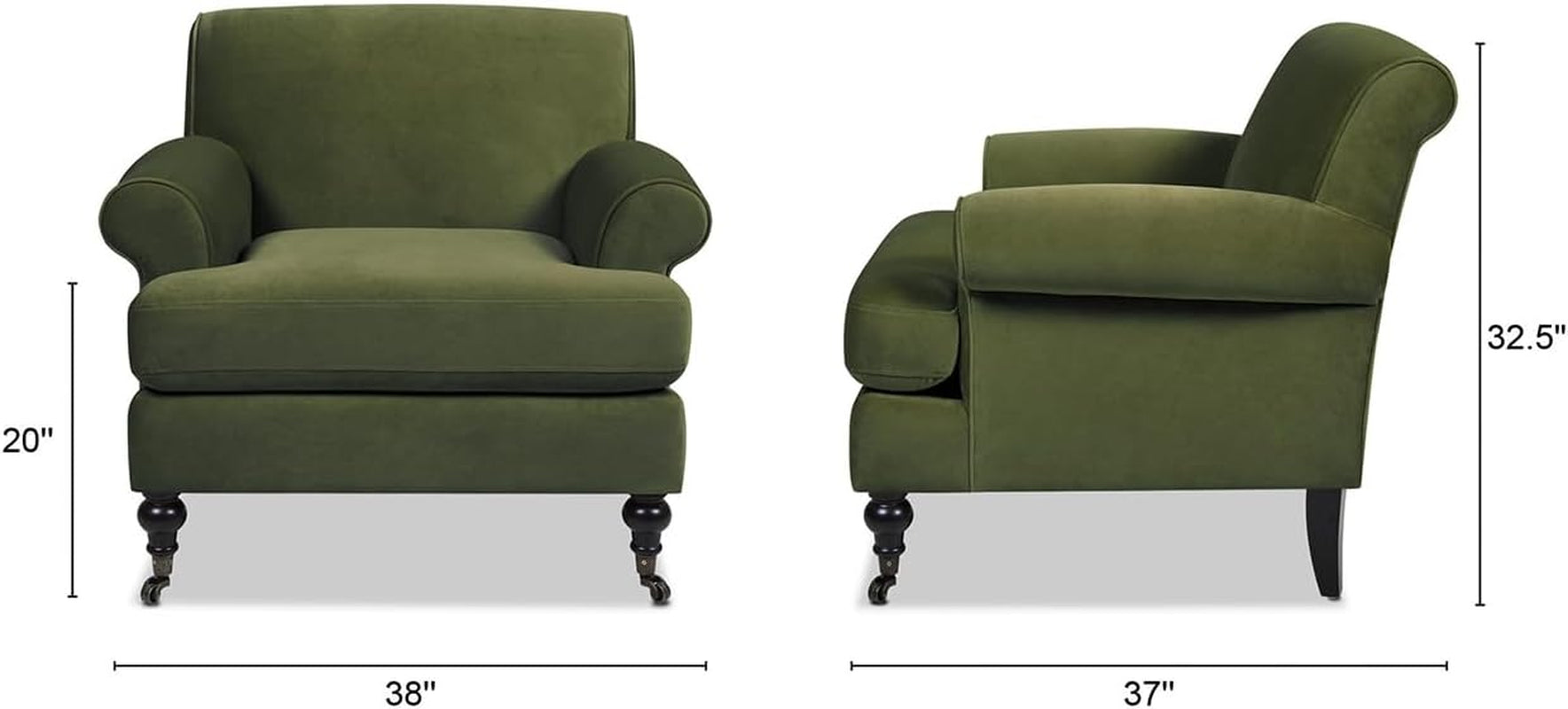 Large Upholstered Living Room Accent Chair Comfort-2