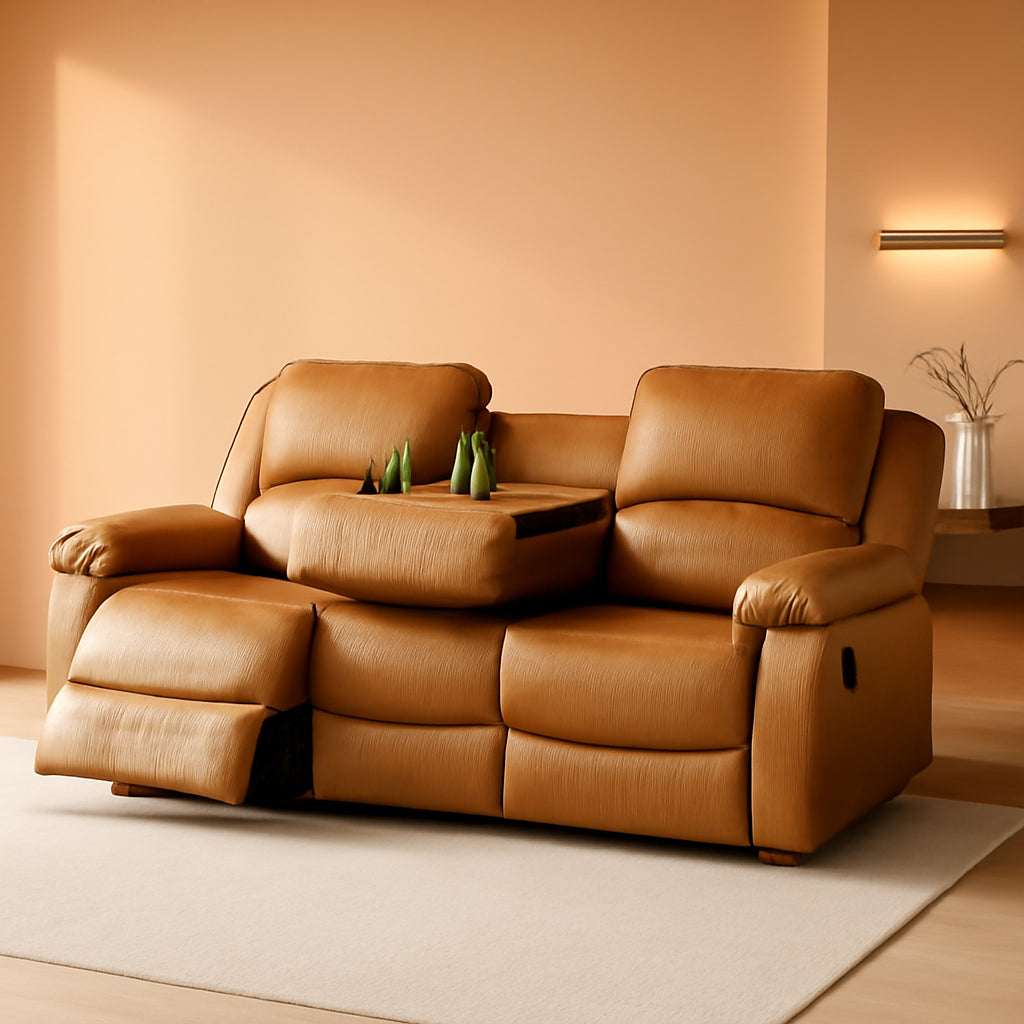 3 Seater Recliner Sofa Modern Living Room Furniture-0
