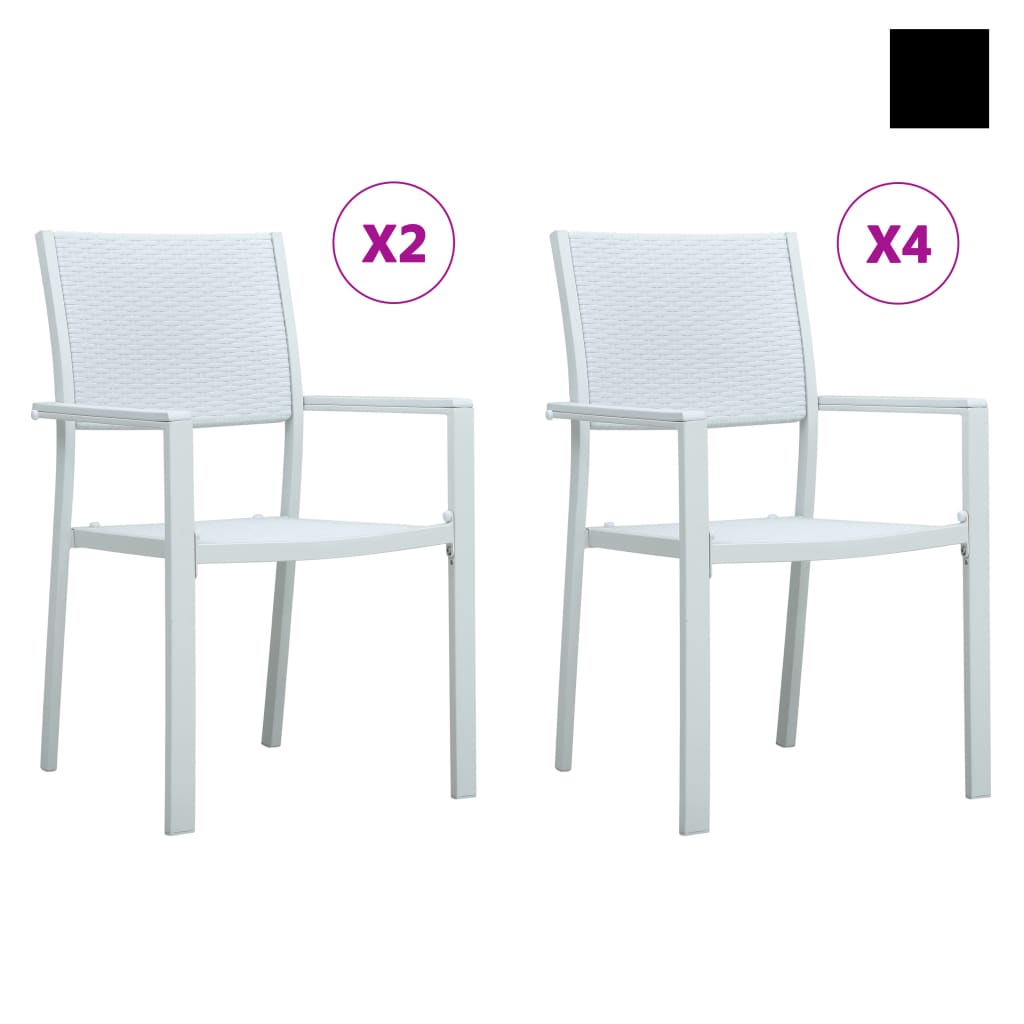 vidaXL Dining Chairs High Back Kitchen Chair for Dining Room Faux Leather-5